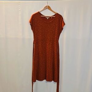 Toad & Co Cue Wrap Short Sleeve Dress Medium